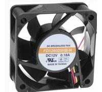 FD126025HB-N 6CM Standard Industrial Fan, 6025 DC12V 0.18A 3-Wire RPM Feedback Medium Airflow Fan