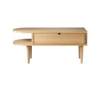 FDB Møbler Banco F24 Radius Oak nature lacquered 35x90 cm