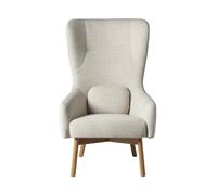 FDB Møbler Butaca L35 Gesja Wing Chair Roble lacado beige