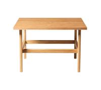 FDB Møbler Mesa de centro D33 80x80 cm Roble macizo aceitado
