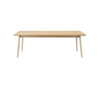 FDB Møbler Mesa de comedor C65 Åstrup 100x220 cm Oak nature lacquered-oak veneer