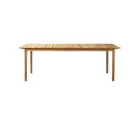 FDB Møbler Mesa de jardín M2 Sammen Teak-nature oiled