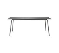 FDB Møbler Mesa de jardín M21 Teglgård 90x180 cm Stone-stainless steel