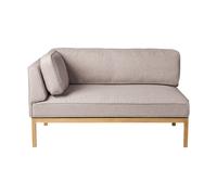 FDB Møbler Módulo de sofá L37 7-9-13 esquina izquierda 130 cm Stone-lacquered oak