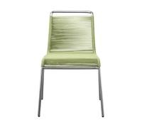 FDB Møbler Silla M20 Teglgård Cord Chair Green mixed-stainless steel