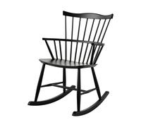 FDB Møbler Silla mecedora J52G Beech RAL 9005