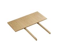 FDB Møbler Tablero de extensión C35S 95x45 cm Roble natural con barniz al agua