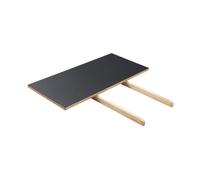 FDB Møbler Tablero extensible C41 95x45 cm dark grey-oak nature lacquered