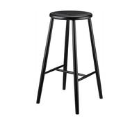 FDB Møbler Taburete de bar J27B Beech black painted