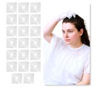 FdcLixuvol 20 capas desechables de peluquería, impermeables, 100 x 100 cm, para salón y hogar, baberos para teñir, permanentes, champús