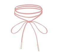 FdcLixuvol Gargantilla para mujer, con lazo, larga, color rosa, gótico, ajustable, vintage, terciopelo, de piel, accesorio moderno para fiestas