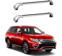 FDCYQW Baca de Coche para Mitsubishi Outlander PHEV 2013-2016 2017 2018 2019 2020, Barra Rieles Aleación Aluminio Barras Transversales Techo Coche Portaequipajes Transversales,A