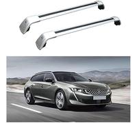 FDCYQW Baca de Coche para Peugeot 508 SW 2011 2012 2013 2014 2015 2016 2017 2018, Barra Rieles Aleación Aluminio Barras Transversales Techo Coche Portaequipajes Transversales,B
