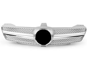 FDCYQW Coche Rejilla Delantero Parachoques Radiador para Mercedes CLS Class W219 CLS500 SLS600 CLS63 AMG 2004-2008, Rejillas Central Parrilla Malla Panal Capó Entrada Radiador