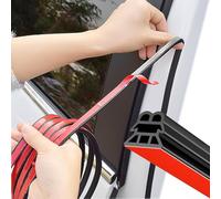 FDCYQW Tira Sellado Ventanilla Tira Coche para Land Rover Range Rover 2009-2012, Moldura Embellecedora Tira Sellado Goma Puerta Accesorios,10M