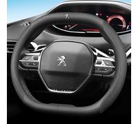 FDDTEAS Funda Volante Coche, para Peugeot 208 GT-Line 2019-2024 Transpirable Antideslizante Suave Fundas para Volante de Coche Accesorios Coches Interior,B-D-Form