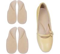 FDEETY 2 Pares Plantillas Ortopédicas Arco Soporte Talla S Almohadillas Metatarsianas Correctoras Alivio Dolor Fascitis Plantar Pie Plano Amortiguación Talón