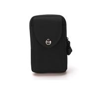 FDEETY Bolsa Cintura Táctica Bolsa de Cinturón para Teléfono Móvil para Herramientas Pequeñas de Multiusos Deportes Senderismo Camping (Vertical-Negro)