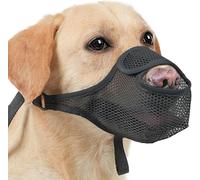 FDEETY Bozal Canino Malla Transpirable Ajustable Protector Hocico Seguridad Entrenamiento Mascotas Razas Medianas Grandes