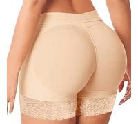 FDEETY Bragas levantadoras de glúteos, Almohadillas potenciadoras de Cadera, Pantalones Cortos, Ropa Interior sin Costuras, Control de Barriga, Faja Moldeadora de Cuerpo, Pantalones Cortos