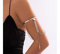 FDEETY Brazalete De Cadena Dorada Para Brazo Pulsera De Estilo Bohemio Joyería Elegante Para Mujer Accesorio De Moda Para Eventos Especiales Brazalete Ajustable Con Diseño Único