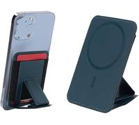 FDEETY Cartera Magnética Plegable Cuero Soporte Teléfono Tarjetero Adhesivo Estructura Triangular Estable Accesorios Móvil Compatible Smartphones