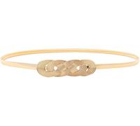 FDEETY Cinturón Ajustable De Metal Dorado Con Hebilla Cuadrada Diseño Elegante Para Mujer Accesorio Perfecto Para Vestidos Y Blusas