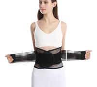FDEETY Cinturón Lumbar Ajustable Con Doble Cinta De Presión Soporte De Espalda Alivio De Dolor Para Hombres Y Mujeres Cinturón De Compresión Para Actividades Diarias Y Deportivas