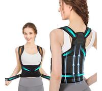 FDEETY Corrector Postural Ajustable Espalda Hombros Transpirable Soporte Lumbar Ergonómico Alivio Dolor Columna Vertebral Postura Recta