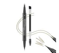 FDEETY Lápiz de Cejas Professional Makeup Impermeable Micro Brow Pencil Dos Lados Lápiz de Cejas Automático Larga Duración a Prueba de Manchas #1
