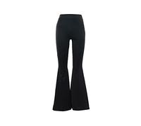 FDEETY Pantalones de Yoga Acampanados Pantalones Mujer Yoga Cintura Alta Sin Costuras Deportivos Elásticos para Pilates Ejercicio Fitness Trabajo Casuales (S)