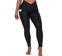 FDEETY Pantalones Yoga Mujer Leggins Deportivos Push up Cintura Alta con Bolsillo Mallas Leggings Polainas Deporte Fitness Pilates Anticeluliticos Pantalon Deportivo para Gimnasio Running