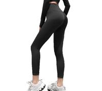 FDEETY Pantalones Yoga Mujer Leggins Deportivos Push up Cintura Alta Mallas Deporte Polainas Fitness Pantalon Elasticos Compresión Pilates Running Anticeluliticos