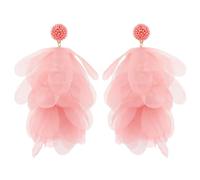 Fdeety Pendientes De Pétalos Multicolores Con Cuentas Joyería De Moda Accesorios Para Mujer Pendientes Colgantes Con Diseño Floral Bisutería Elegante Y Llamativa