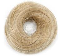 FDEETY Postizos Moño y Coletas con Banda Elástica Extensiones pelo Natural Aporta Volumen y Saturación Crea el Peinado Ideal para Pelucas Mujer(D)