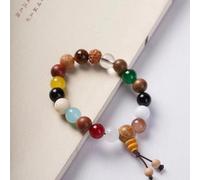 FDEETY Pulsera Mujer de Cuentas Multicolor de Madera Natural y Piedra Joyería Artesanal para Mujeres Accesorio de Moda para Todas las Ocasiones