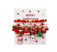 FDEETY Pulsera Mujer Navidad Charm Pulseras Festivas Decorativas Regalos Originales para Mujer
