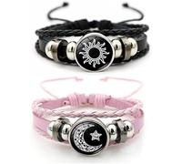 FDEETY Pulsera Mujer Plata Personalizada de la Amistad Diseño Exclusivo Plata Mujer Pulsera para Todas las Ocasiones