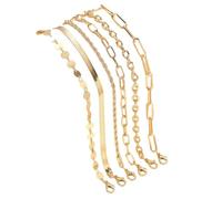 FDEETY Pulseras De Aleación De Oro Para Mujer Conjunto De 12 Pulseras Ajustables Diseño Elegante Y Moderno Joyería Fina Para Cualquier Ocasión