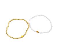 FDEETY Pulseras de Perlas y Oro para Mujer Elegantes y Modernas Perfectas para Todas las Ocasiones