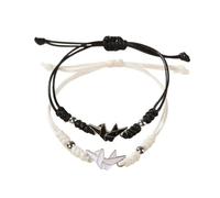 FDEETY Pulseras Origami Grulla Ajustables Cuerda Trenzada Joyería Infantil Complementos Brazaletes Decorativos Accesorios Juveniles Estilo Minimalista