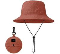 FDEETY Sombrero Pescador Plegable Impermeable Protección Solar Cordón Ajustable Bolsa Transporte Incluida