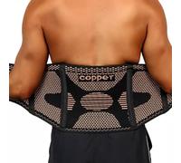 FDEETY Soporte Lumbar De Cobre Ajustable Con 4 Varillas Flexibles Para Alivio De Dolor De Espalda Y Mejora Postural Faja Ortopédica Para Hombres Y Mujeres