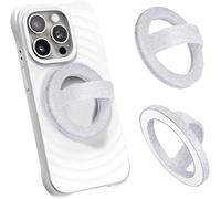 FDEETY Soporte Magnético Anillo Silicona Líquida Teléfono Móvil Brillante Agarre Rotación 360° Compatible Múltiples Dispositivos