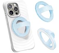 FDEETY Soporte Magnético Anillo Silicona Líquida Teléfono Móvil Brillante Agarre Rotación 360° Compatible Múltiples Dispositivos
