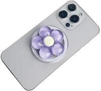 FDEETY Soporte para Movil Magnético Flor Bonita Multifunción Suporte Telemóvel Retráctil Asa de Seguridad Resistente y Duradero para Soporte de Sobremesa