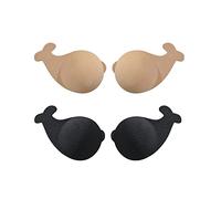 FDEETY Tapa Pezones Mujer Pezoneras Adhesivas Invisibles Sujetador Adhesivo Push up Silicona Cubre Pecho Boob Tape Reutilizable