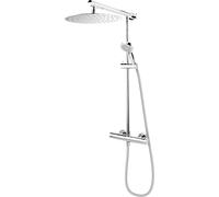FDesign Anima conjunto de ducha a pared con termostato con rociador con efecto lluvia cromo FD5-ANA-7U-11