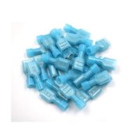 FDFN2-187 FDFN2.5-187 brass Female Insulated Spade joint Cable Wire Connector 100PCS 1.5-2.5mm2 16-14AWG