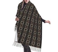 fdgbnm Bufanda con flecos de cachemira de diseño nórdico de runas mágicas. Envoltura de felpa de gran tamaño, esencial para otoño e invierno.